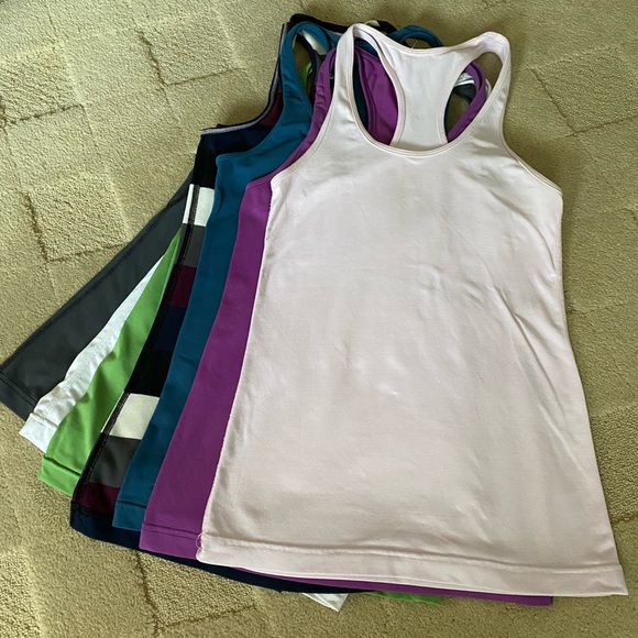 Lululemon Cool racer back tank top- asstd colours